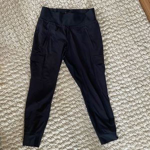 Black Athleta athletic joggers. Size 4 petite.